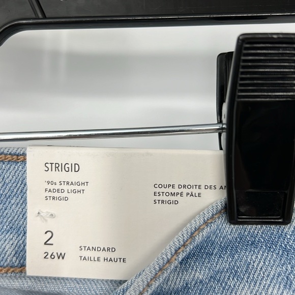 American Eagle NWT women’s strigid 90’s straight jeans 2 - Picture 4 of 9